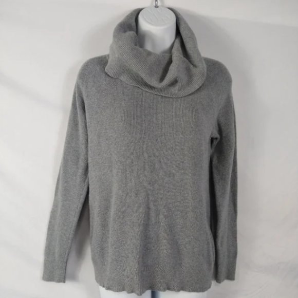 Banana Republic Sweaters - Women's Gray Cowl Neck Sweater Size Small Banana Republic